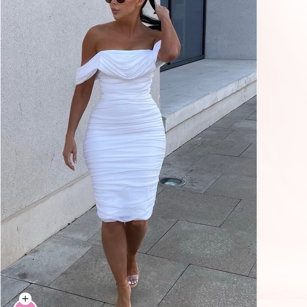 Bad for one night bandage midi dress